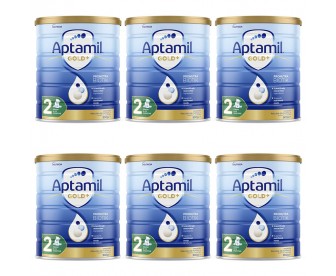 【新西兰直邮包邮】Aptamil 爱他美 金装2段 900克x6罐/箱(6-12个月)【收件人身份证必须上传】 【新西兰直邮包邮】Aptamil 爱他美 金装2段 900克x6罐/箱(6-12个月)【收件人身份证必须上传】